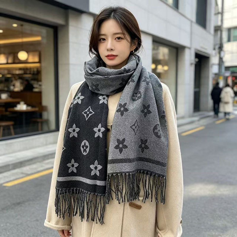 Stylish National Pattern Women - Infinity Scarf Knit recension och pris