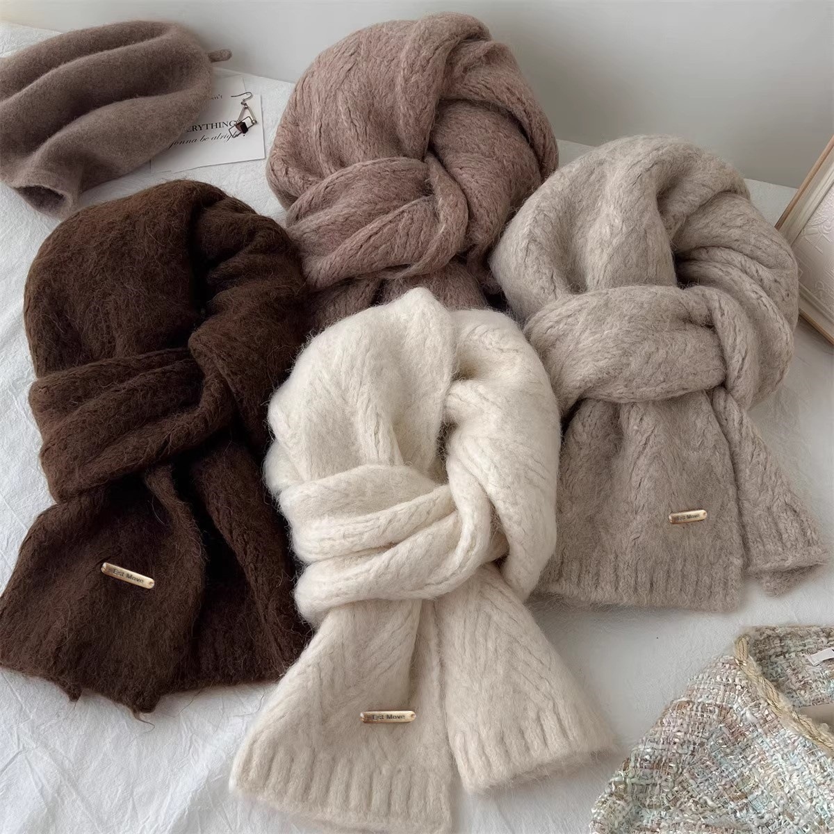 High Quality Wool Scarf Women  - Muffler Men Wool recension och pris