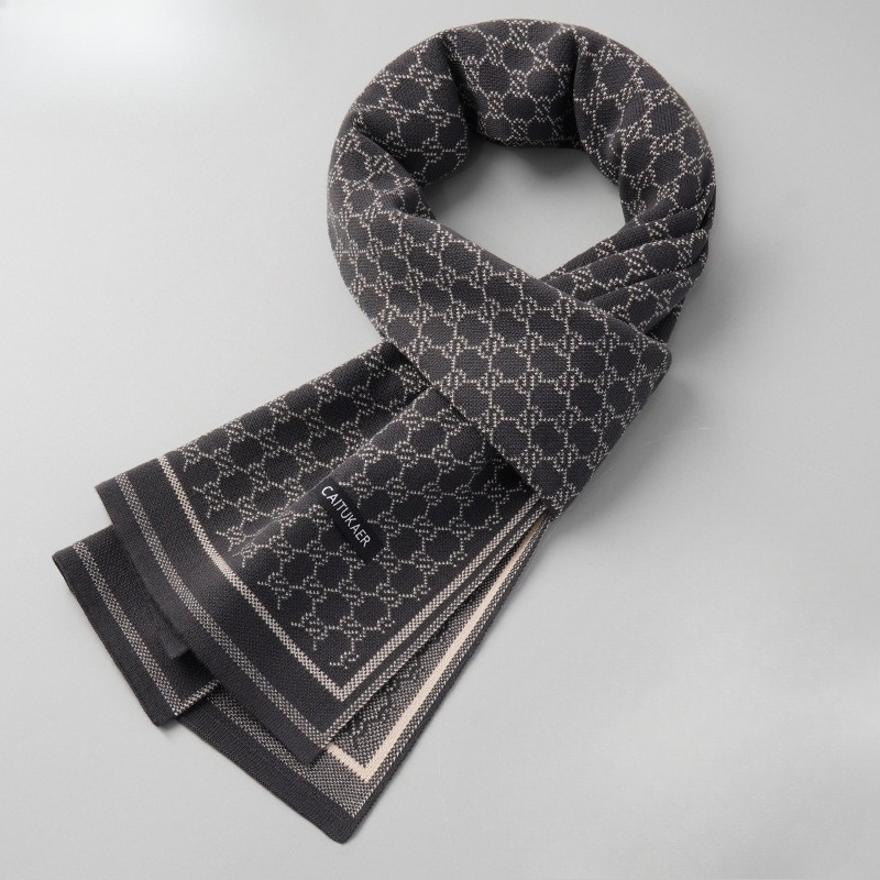Luxury Brand Winter Imitation  - Muffler Men Wool recension och pris