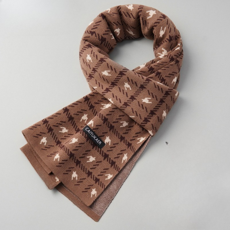 Luxury Brand Winter Imitation  - Muffler Men Wool recension och pris