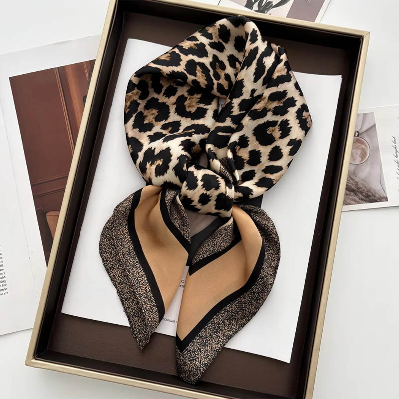 Luxury Leopard Print Female Sa - Face Scarf Mask recension och pris